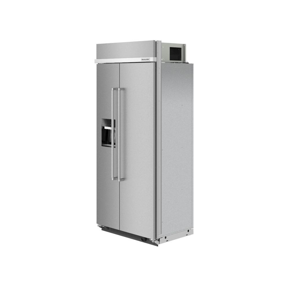 Kitchenaid KBSD708MPS 29.4 Cu. Ft. 48" Built-In Side-By-Side Refrigerator With Ice And Water Dispenser