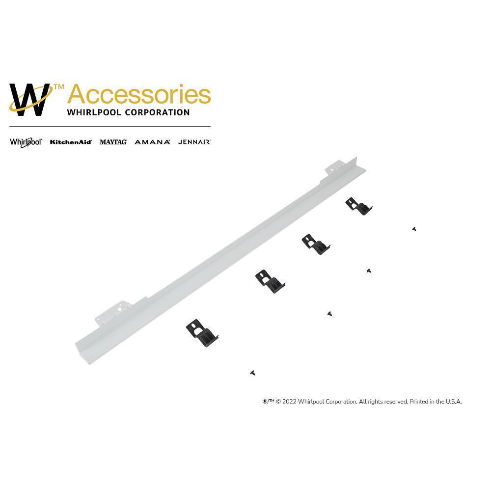 Kitchenaid W11173683 30" Built-In Range Flush Installation Trim Kit, White