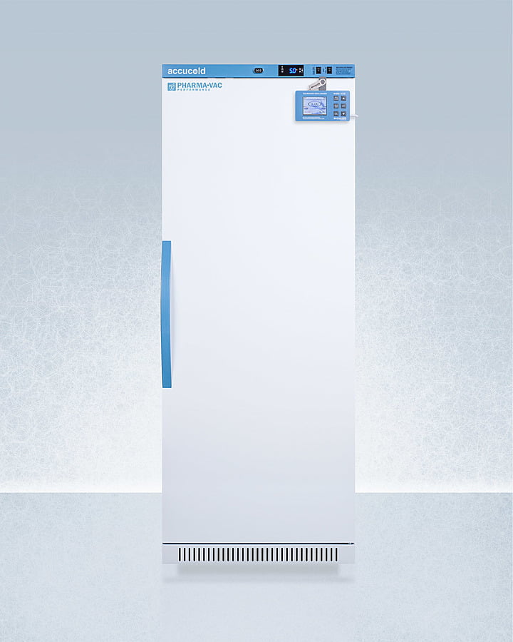 Summit ARS12PVDL2B Performance Series Pharma-Vac 12 Cu.Ft. Upright All-Refrigerator For Vaccine Storage With Factory-Installed Data Logger, Antimicrobial Silver-Ion Handle, And Hospital Grade Cord With 'Green Dot' Plug