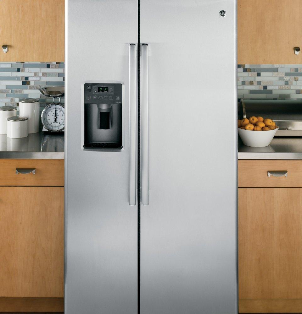 Ge Appliances GSS25GSHSS Ge® 25.3 Cu. Ft. Side-By-Side Refrigerator