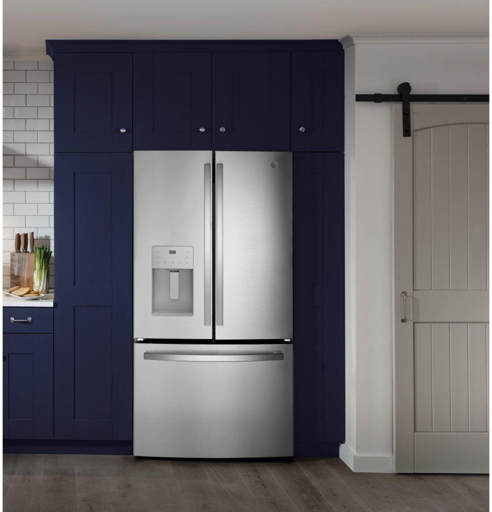 Ge Appliances GFE26JYMFS Ge® Energy Star® 25.6 Cu. Ft. Fingerprint Resistant French-Door Refrigerator