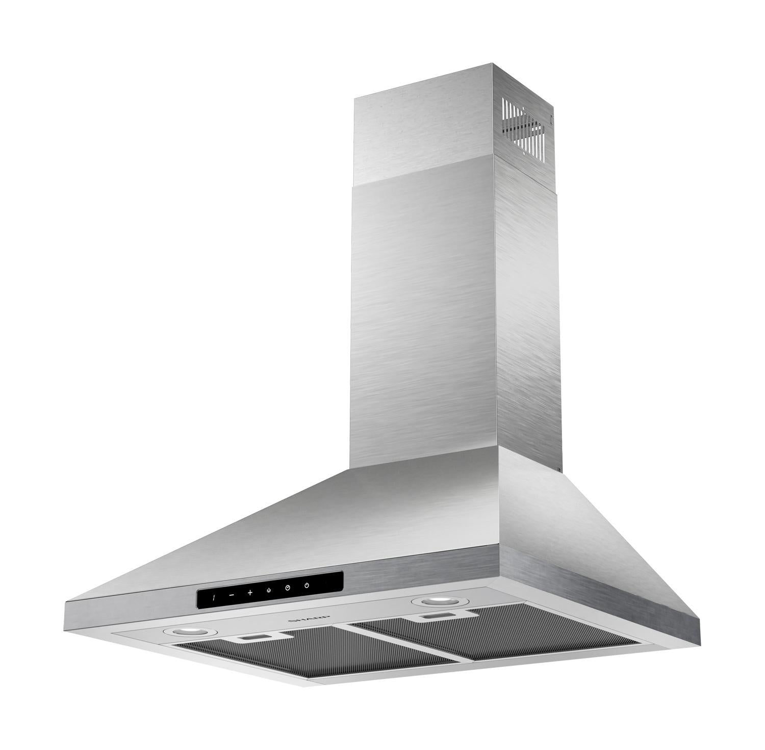 Sharp SHC2432FS 24 In. Wall Mount Chimney Range Hood