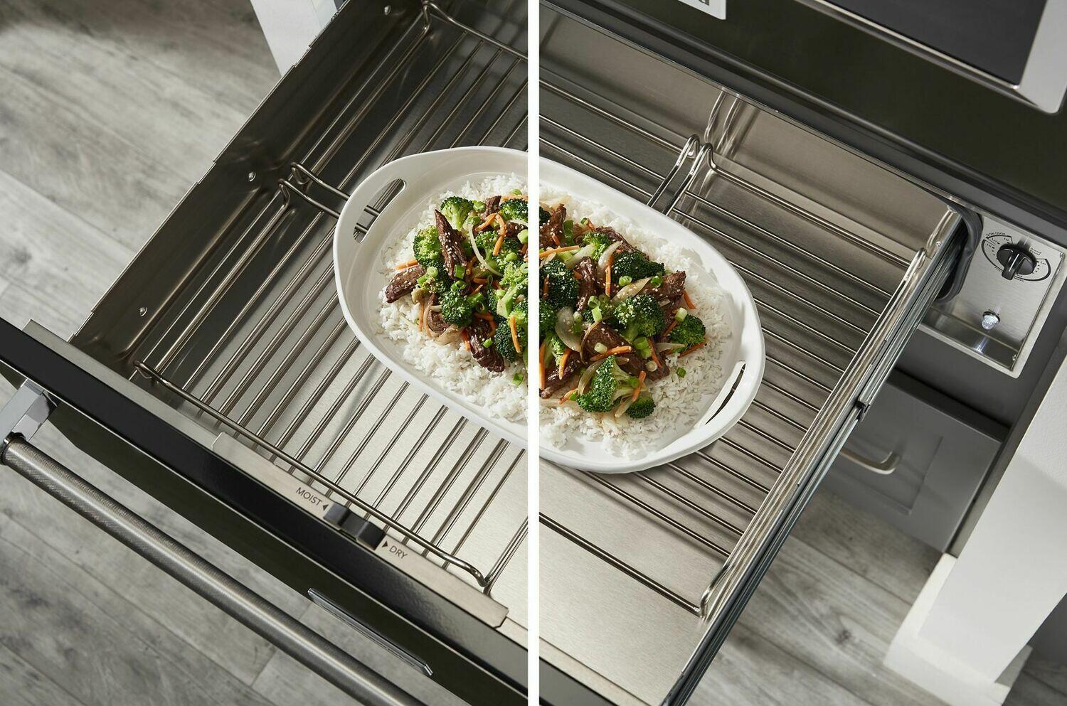 Kitchenaid KOWT107EBS 27'' Slow Cook Warming Drawer With Printshield™ Finish - Black Stainless