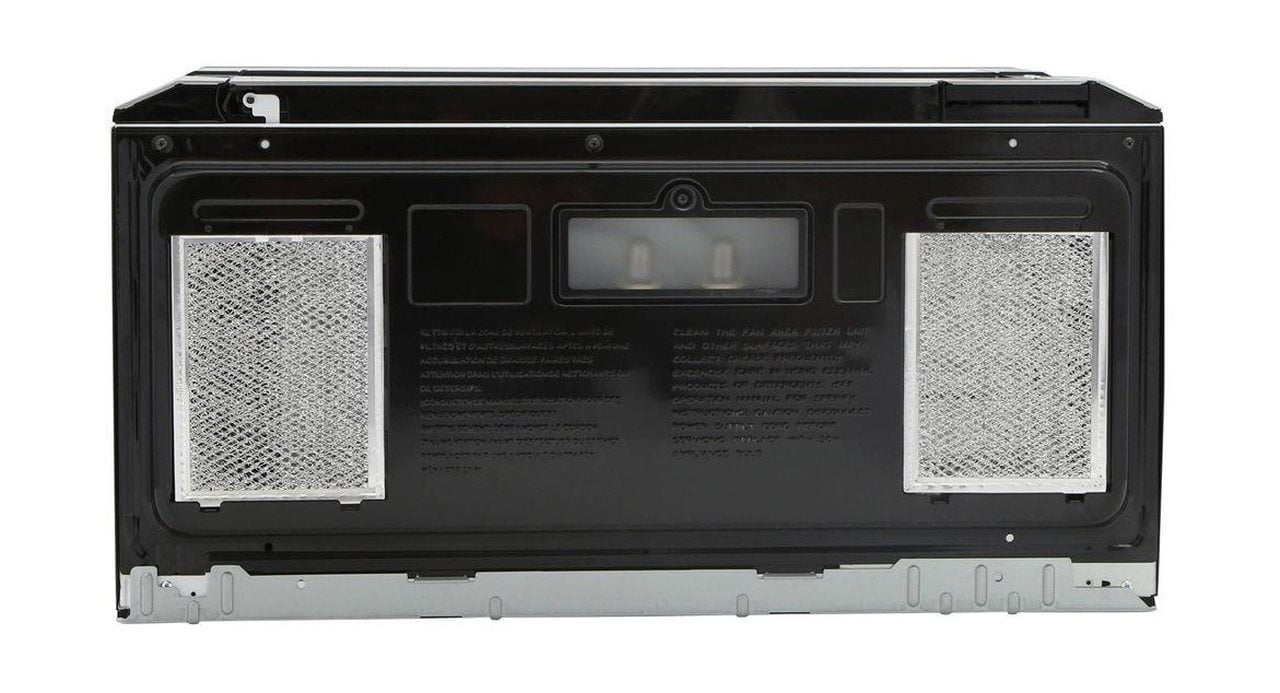 Sharp R1514TY 1.5 Cu. Ft. 1000W Sharp Stainless Steel Over-The-Range Carousel Microwave Oven