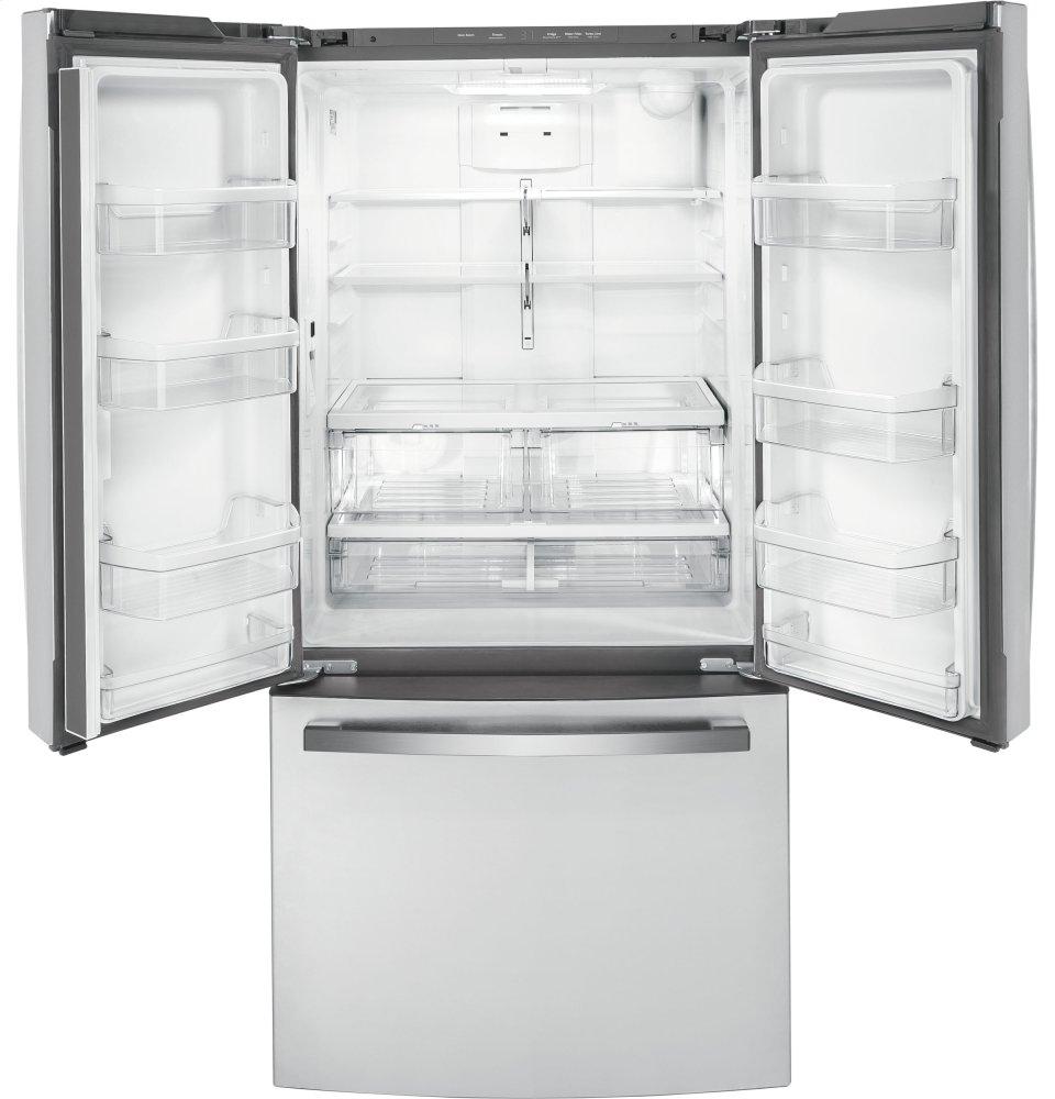 Ge Appliances GWE19JSLSS Ge® Energy Star® 18.6 Cu. Ft. Counter-Depth French-Door Refrigerator