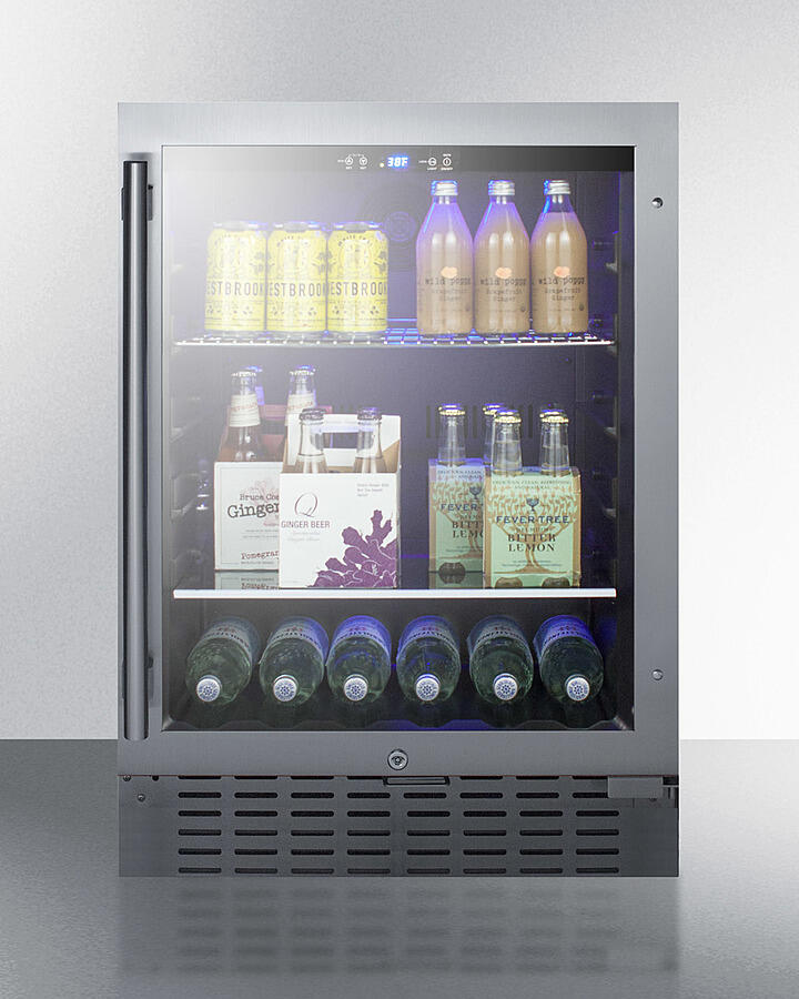 Summit SCR2466BCSS 24" Wide Built-In Beverage Cooler