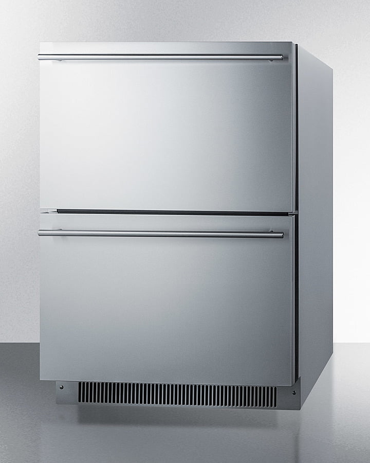 Summit ADRD24 24" Wide 2-Drawer All-Refrigerator, Ada Compliant