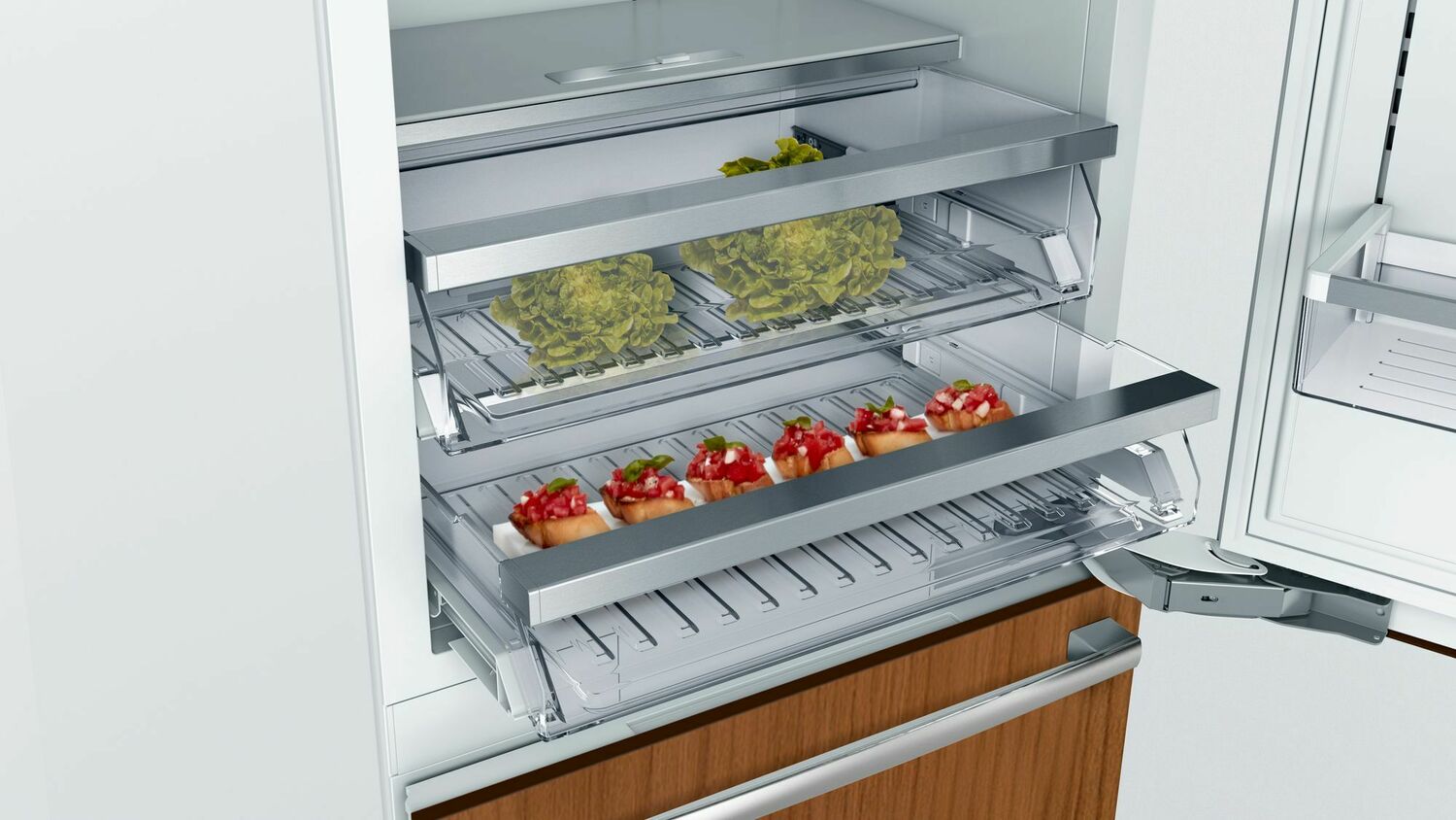 Bosch B30IB900SP Benchmark® Built-In Bottom Freezer Refrigerator 30'' B30Ib900Sp