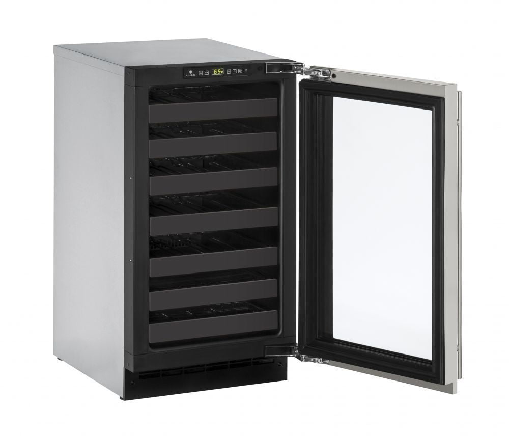 U-Line U2218WCS00B 2218Wc 18" Wine Refrigerator With Stainless Frame Finish (115 V/60 Hz Volts /60 Hz Hz)