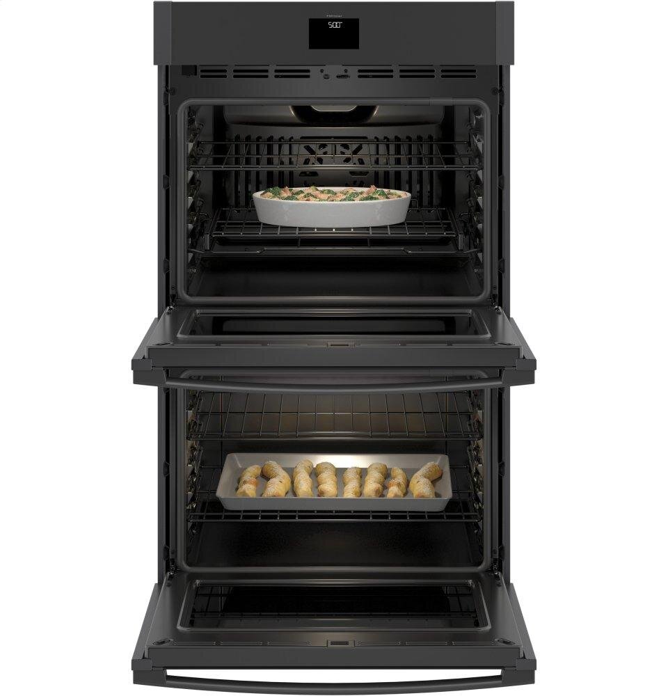 Ge Appliances JTD5000FNDS Ge® 30" Smart Built-In Self-Clean Convection Double Wall Oven With Never Scrub Racks