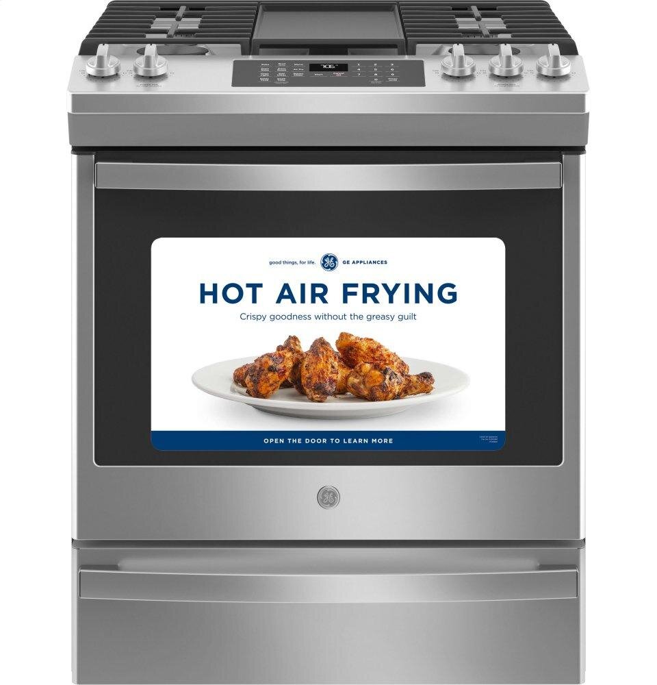 Ge Appliances JGS760SPSS Ge® 30" Slide-In Front-Control Convection Gas Range With No Preheat Air Fry