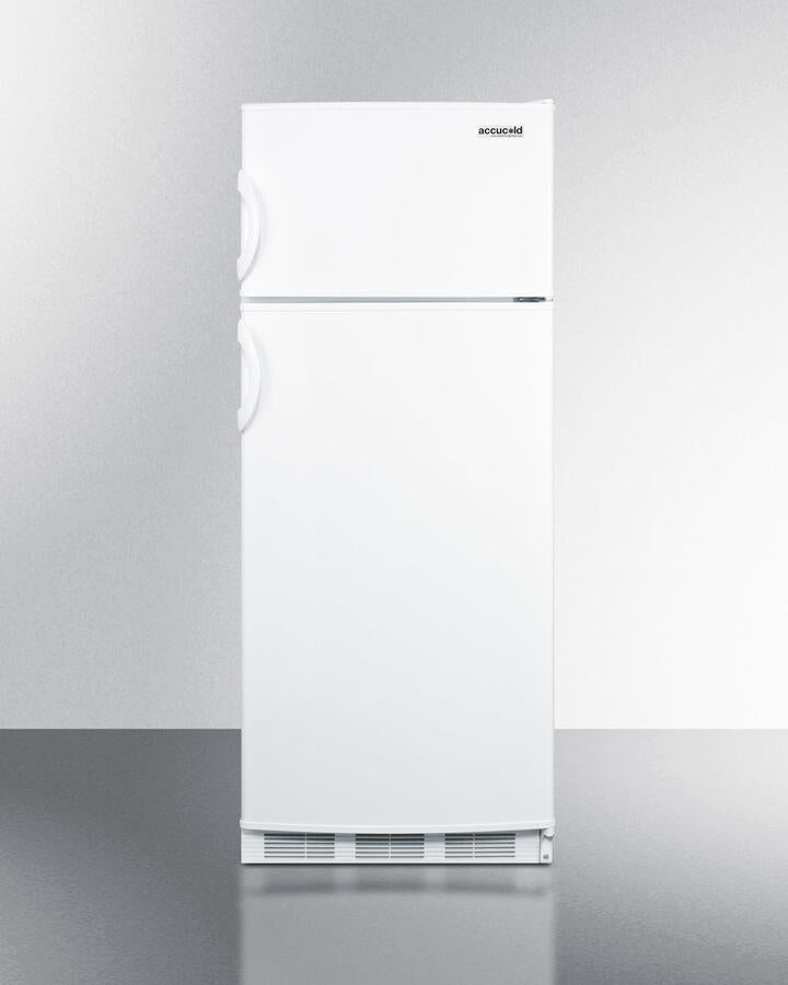 Summit CP133 Two-Door Refrigerator-Freezer With Cycle Defrost And Slim 24" Width
