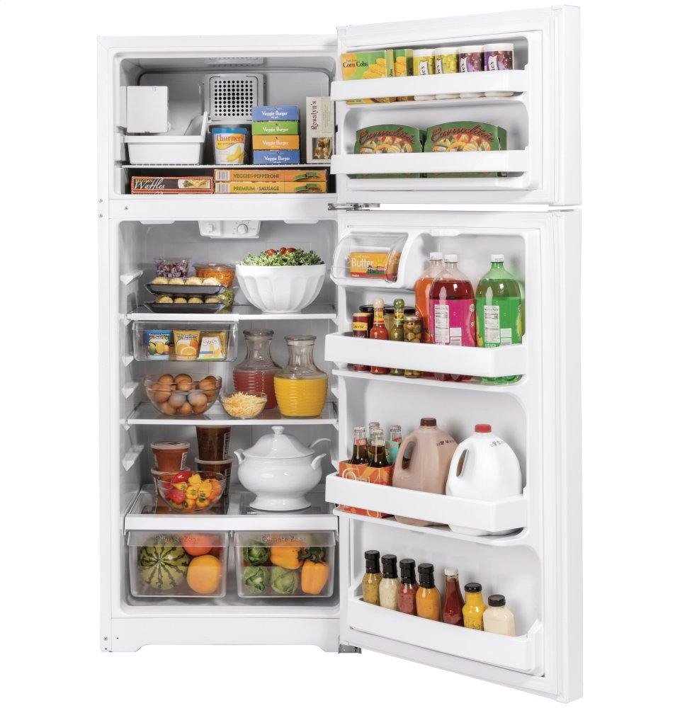 Ge Appliances GIE18GTNRWW Ge® Energy Star® 17.5 Cu. Ft. Top-Freezer Refrigerator