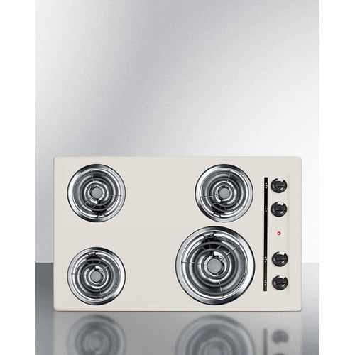 Summit SEL05 30" Wide 4-Burner Coil Cooktop