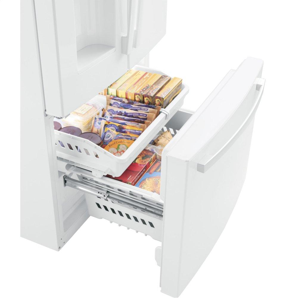 Ge Appliances GFE24JGKWW Ge® Energy Star® 23.6 Cu. Ft. French-Door Refrigerator