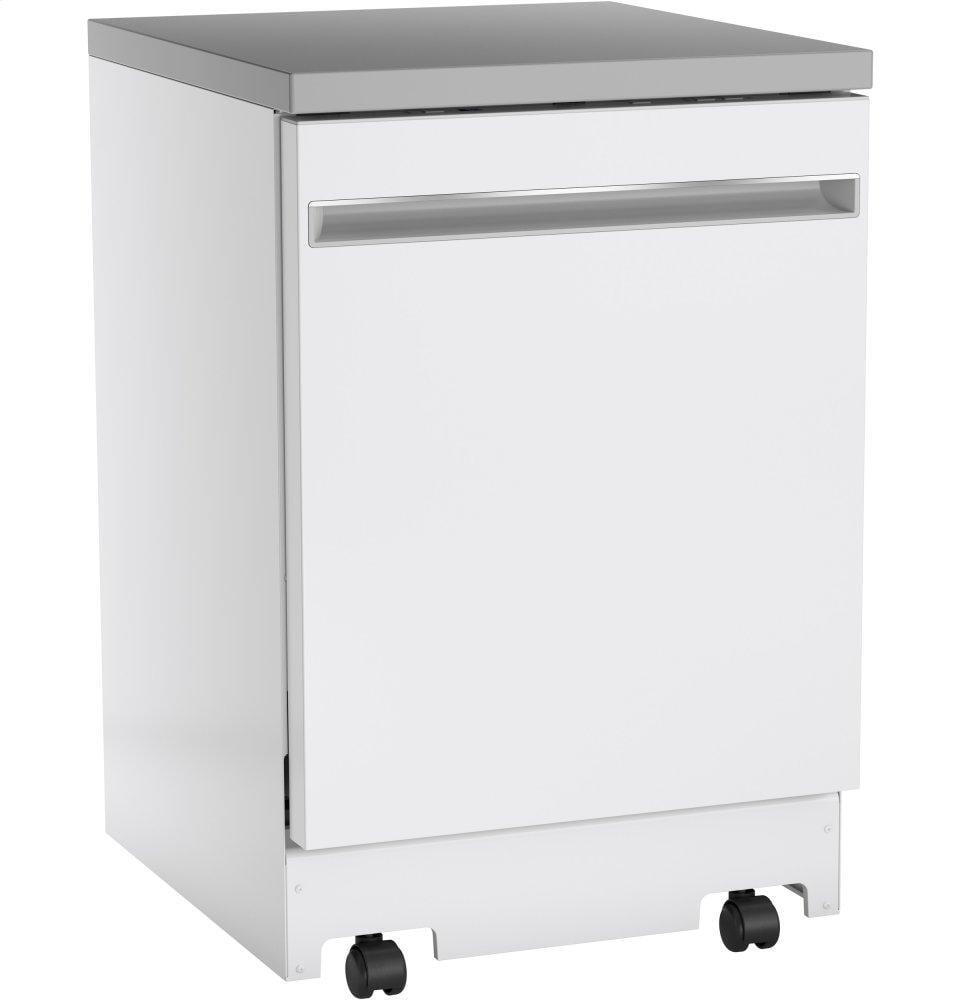 Ge Appliances GPT225SGLWW Ge® 24" Stainless Steel Interior Portable Dishwasher With Sanitize Cycle