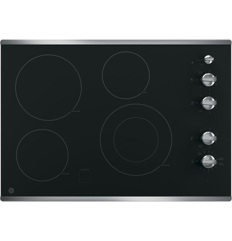 Ge Appliances JP3530SJSS Ge® 30" Built-In Knob Control Electric Cooktop
