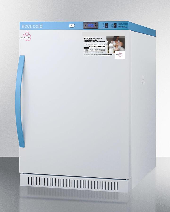 Summit MLRS6MCLK 6 Cu.Ft. Momcube Breast Milk Refrigerator, Ada Height
