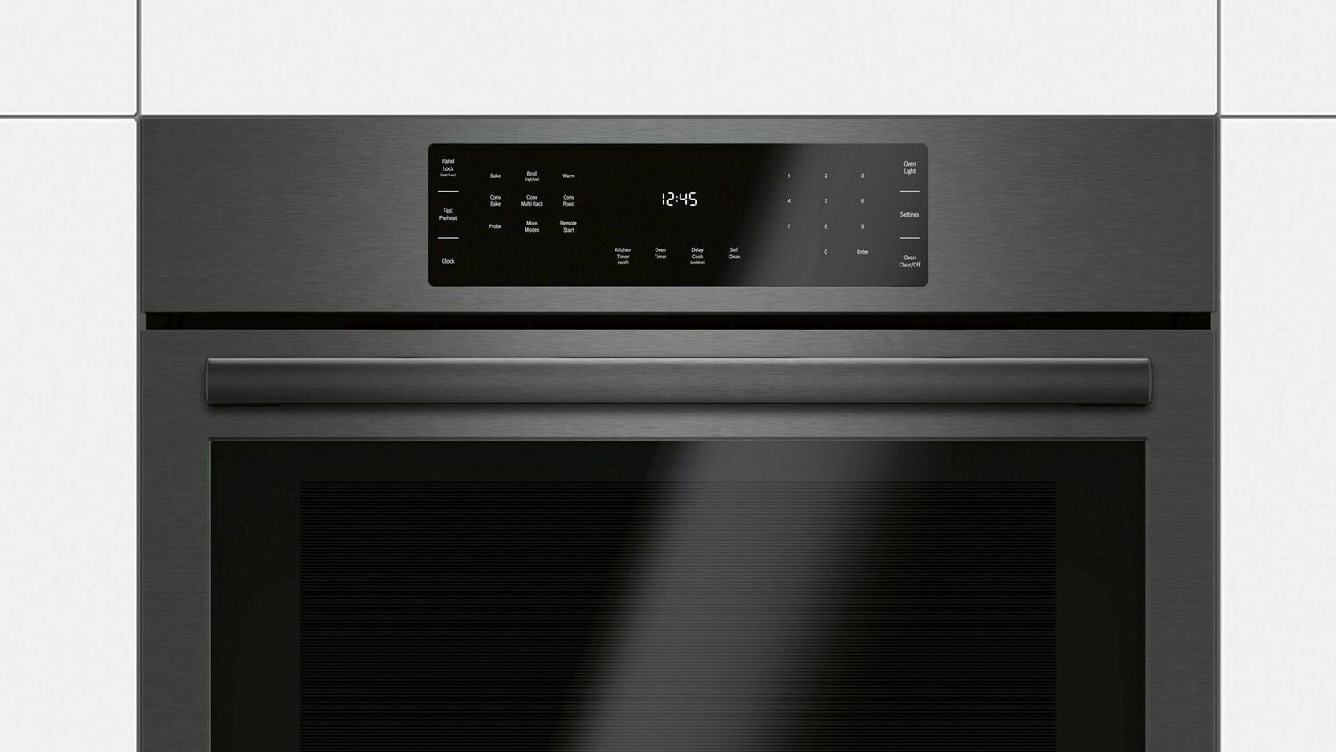 Bosch HBL8443UC 800 Series Single Wall Oven 30'' Black Stainless Steel Hbl8443Uc