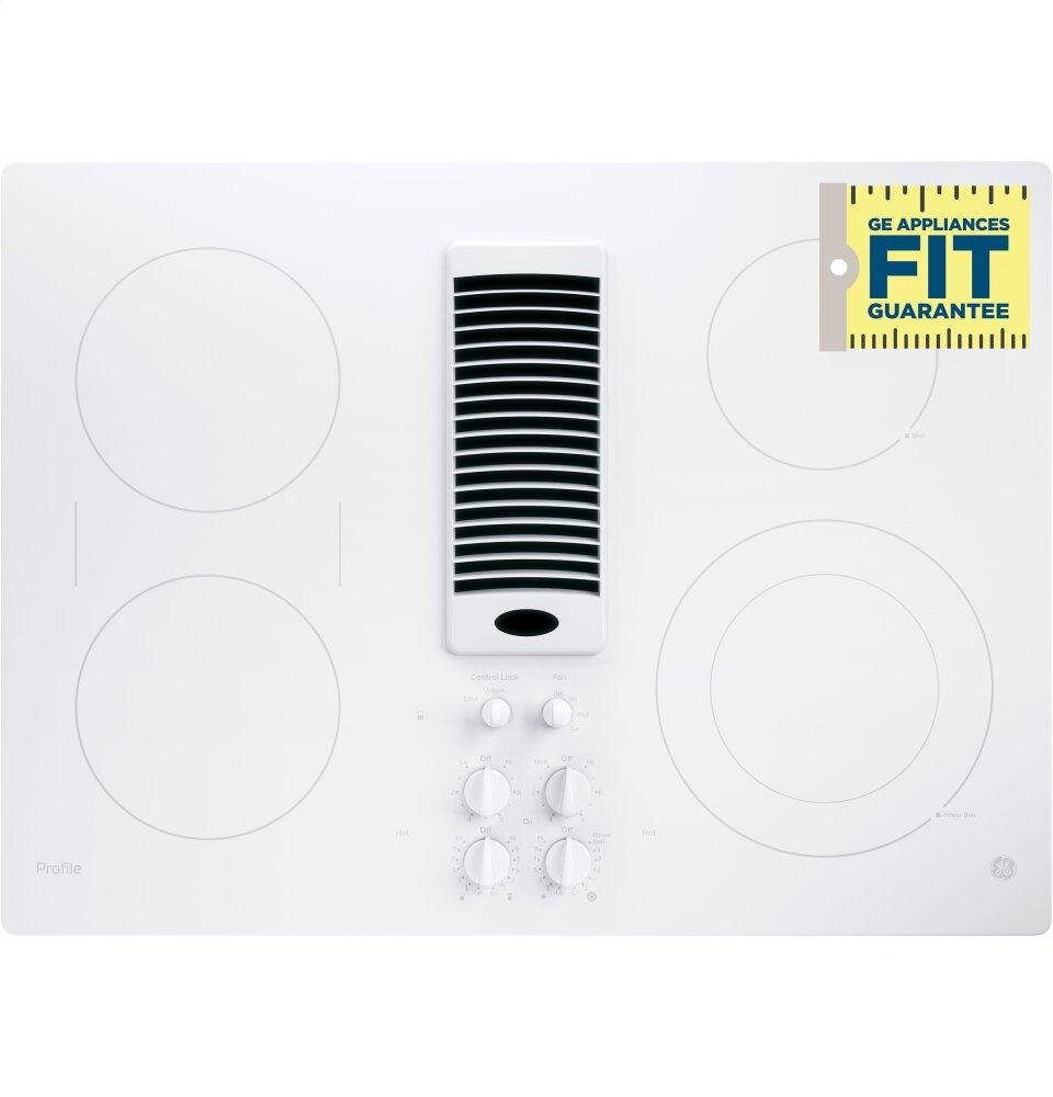 Ge Appliances PP9830TJWW Ge Profile™ 30" Downdraft Electric Cooktop