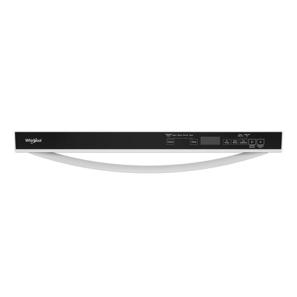 Whirlpool WDT550SAPW 44 Dba Ada Compliant Dishwasher Flush With Cabinets With 3Rd Rack