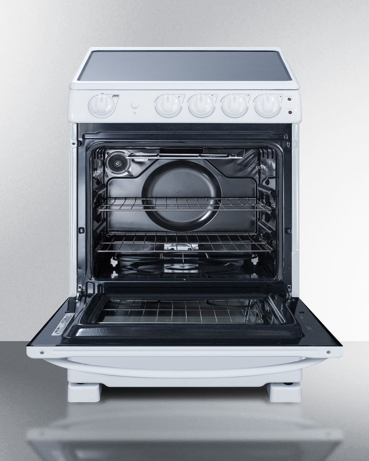 Summit REX2421WRT 24" Wide Electric Smooth-Top Range