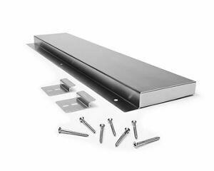 Amana W10655450 Stainless Steel Backsplash