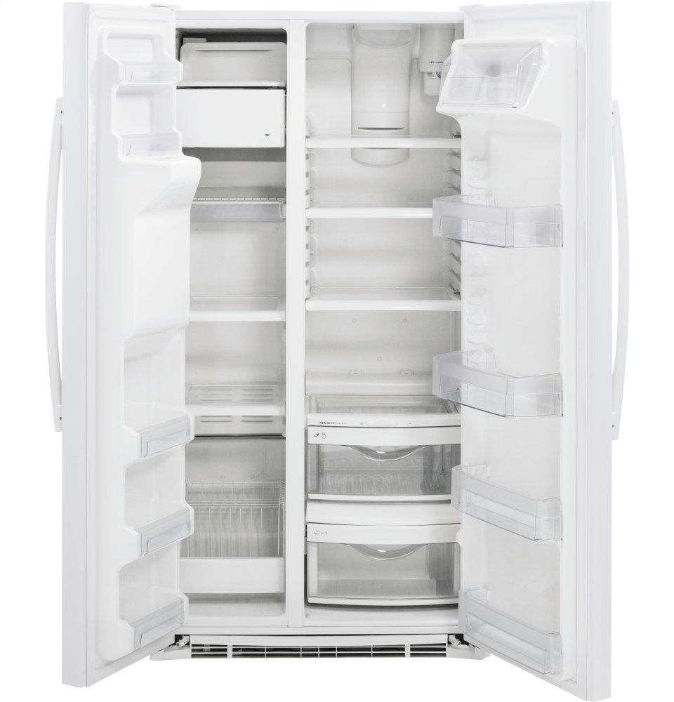 Ge Appliances GZS22DGJWW Ge® 21.9 Cu. Ft. Counter-Depth Side-By-Side Refrigerator