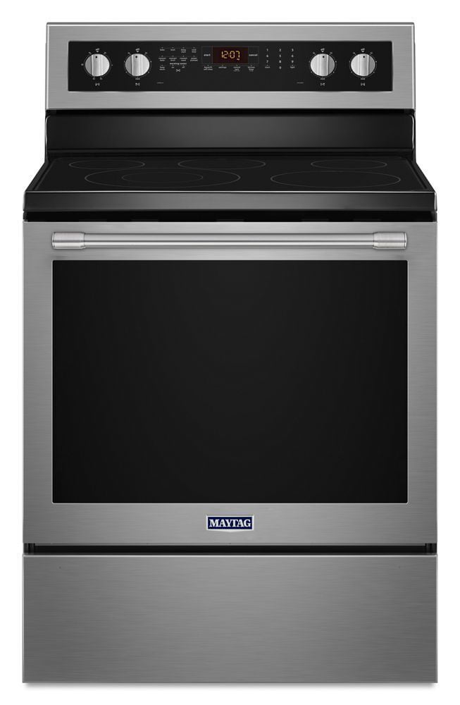 Maytag MER8800FZ 30-Inch Wide Electric Range With True Convection And Power Preheat - 6.4 Cu. Ft.