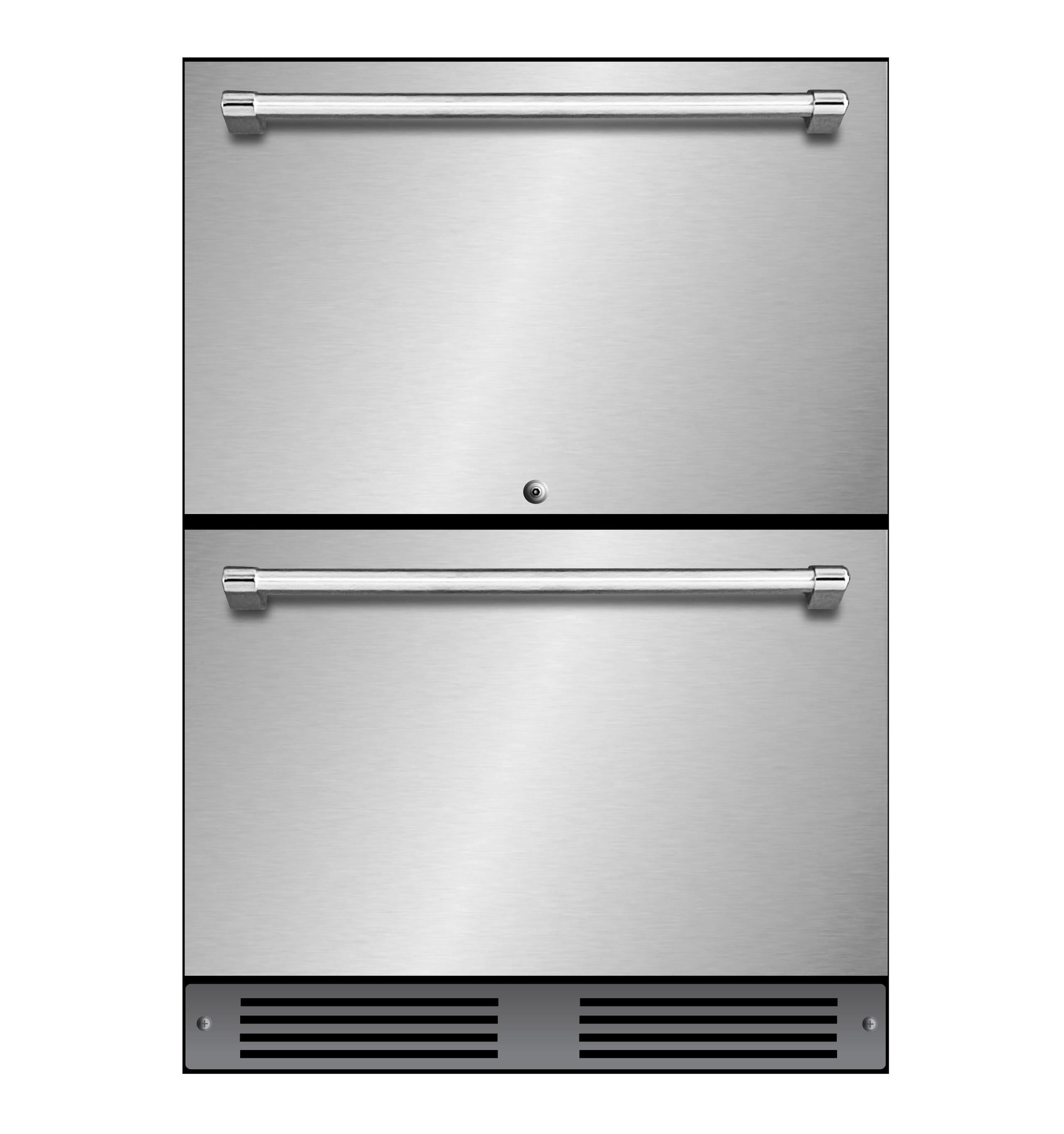Xo Appliance XOU24ORDS Outdoor Refrigerated Drawers 24" Solid Ss Drawer Front