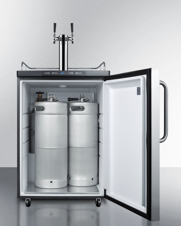 Summit SBC635MBI7SSTBTWIN 24" Wide Built-In Kegerator