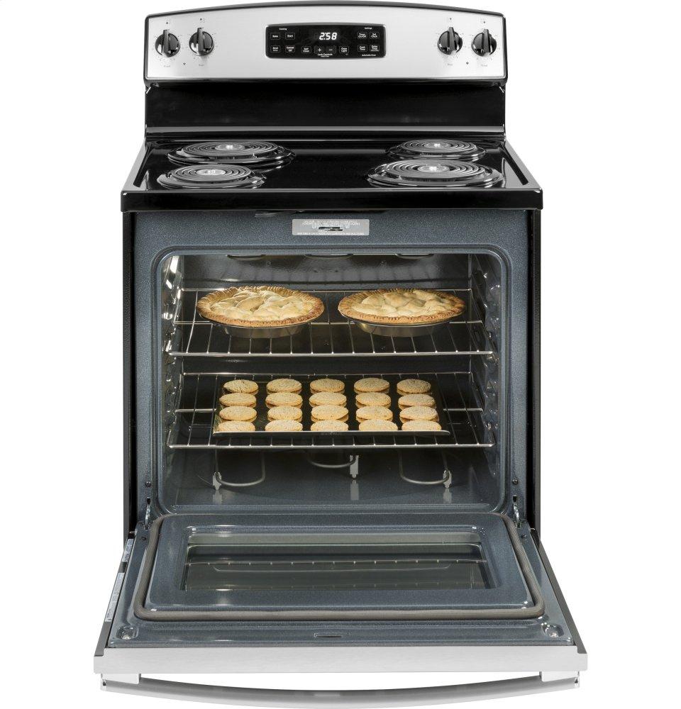 Ge Appliances JB258RMSS Ge® 30" Free-Standing Self-Clean Electric Range