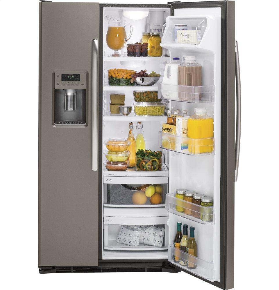 Ge Appliances GZS22DMJES Ge® 21.9 Cu. Ft. Counter-Depth Side-By-Side Refrigerator