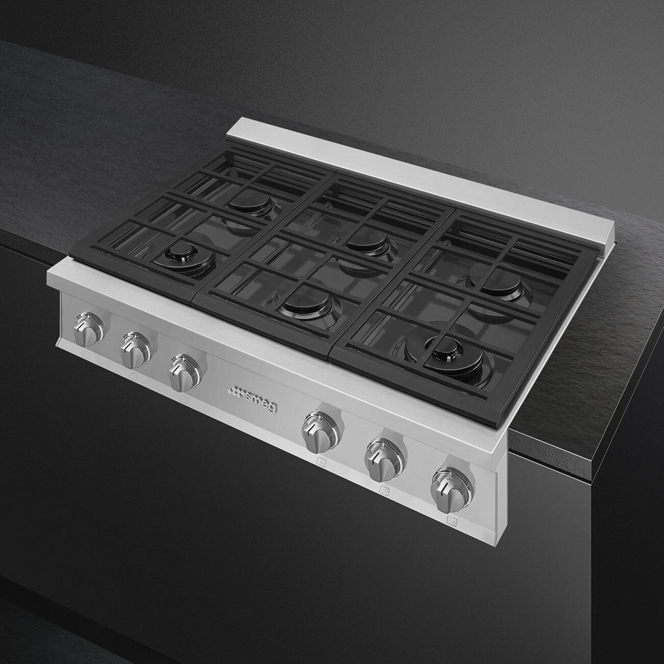 Smeg RTU366GX Cooktop Stainless Steel Rtu366Gx