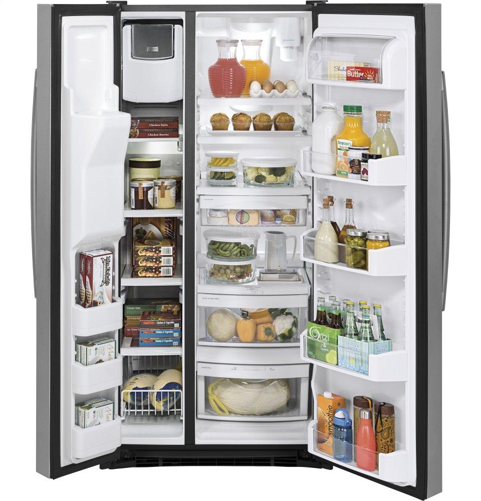 Ge Appliances GSS23HSHSS Ge® 23.2 Cu. Ft. Side-By-Side Refrigerator