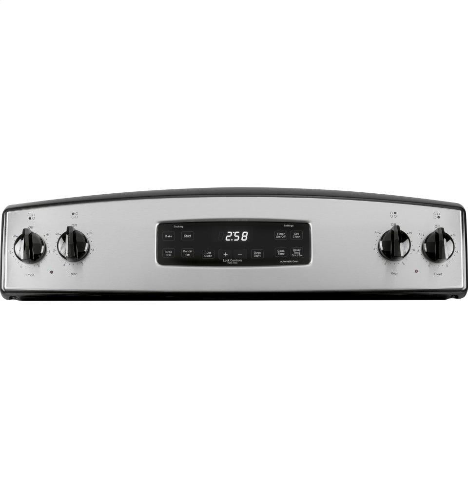 Ge Appliances JB258RMSS Ge® 30" Free-Standing Self-Clean Electric Range