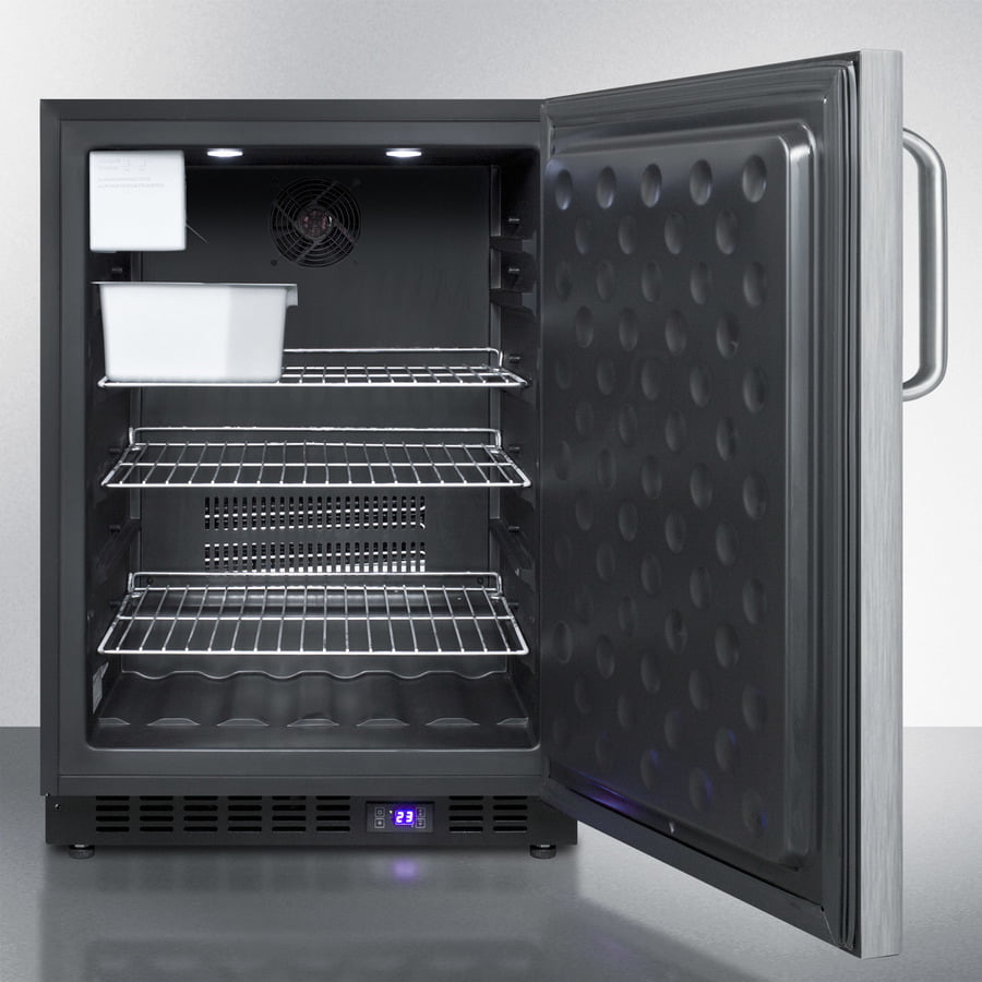Summit SPFF51OSCSSTBIM 24" Wide Outdoor All-Freezer With Icemaker