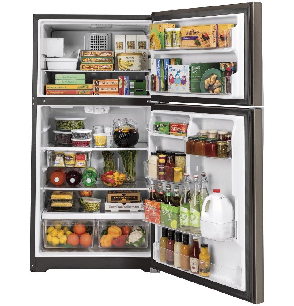 Ge Appliances GIE22JMNRES Ge® Energy Star® 21.9 Cu. Ft. Top-Freezer Refrigerator