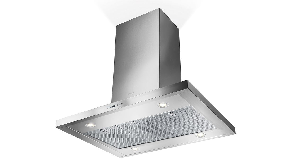 Faber BELAIS36SS600B 36" T-Shape Chimney Island Hood