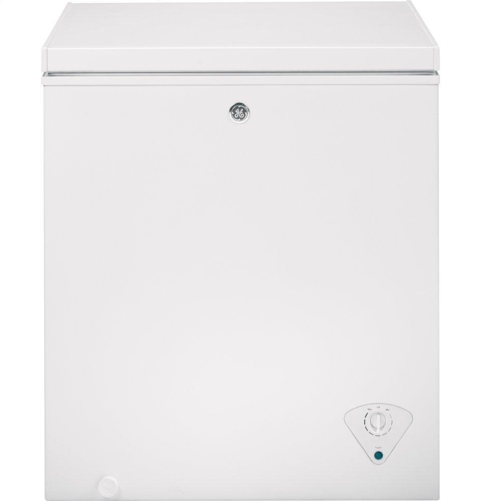 Ge Appliances FCM5STWW Ge® 5.0 Cu. Ft. Manual Defrost Chest Freezer