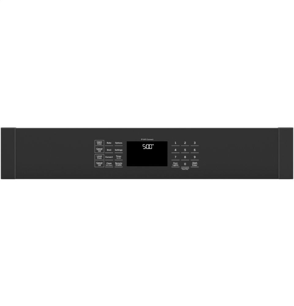 Ge Appliances JTD5000DNBB Ge® 30" Smart Built-In Self-Clean Convection Double Wall Oven With Never Scrub Racks