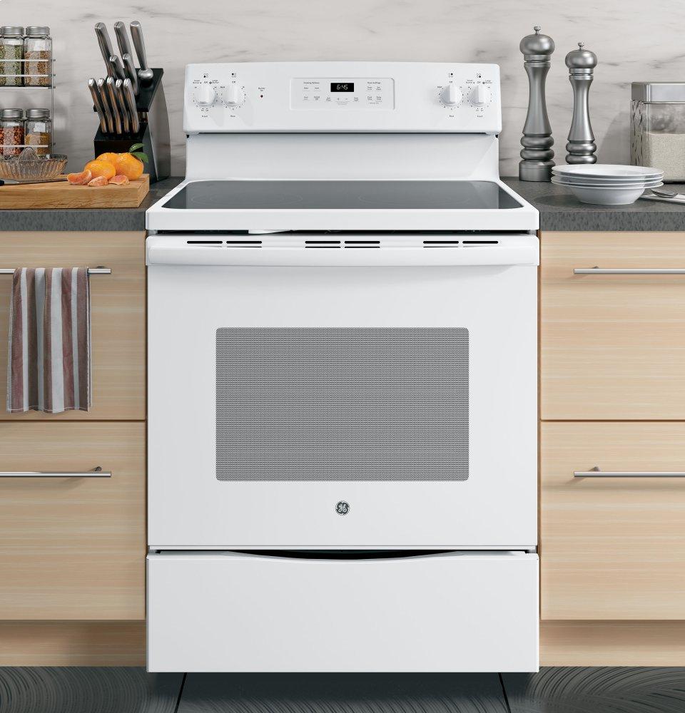 Ge Appliances JB645DKWW Ge® 30" Free-Standing Electric Range