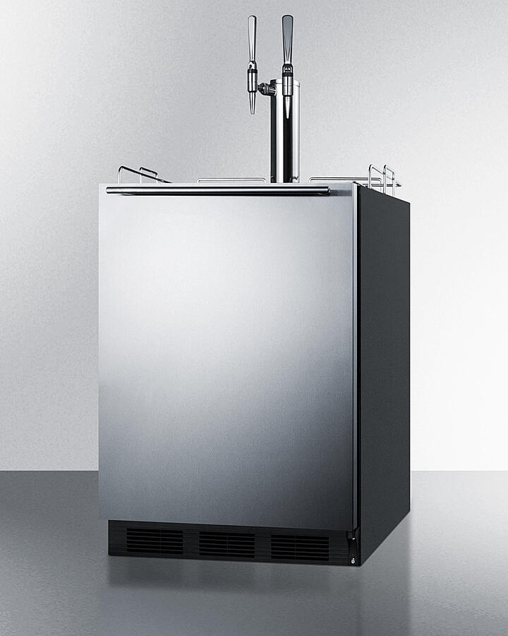 Summit SBC58BLBIADANCFTWIN 24" Wide Built-In Coffee Kegerator, Ada Compliant