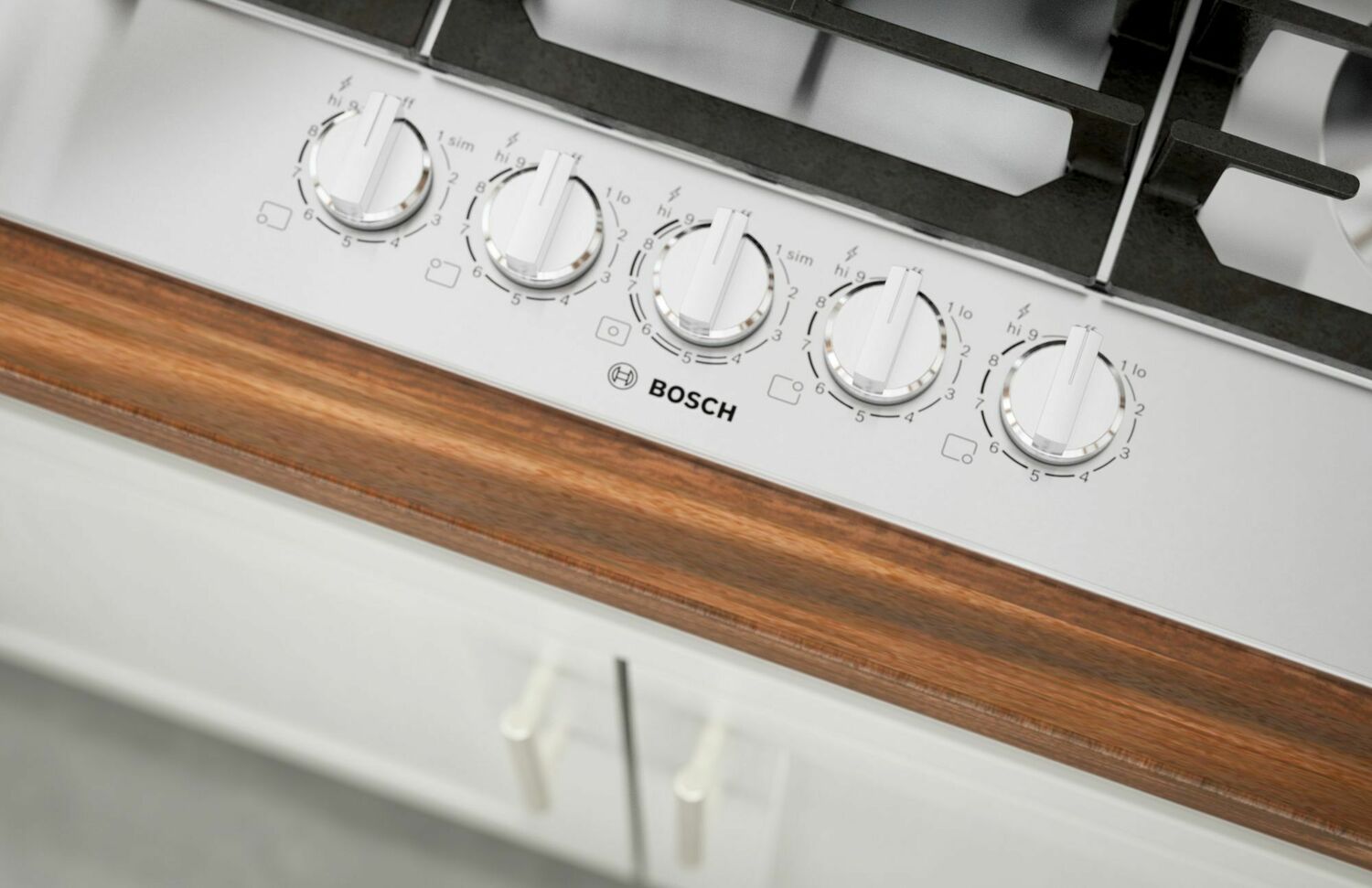 Bosch NGM8057UC 800 Series Gas Cooktop 30'' Stainless Steel Ngm8057Uc