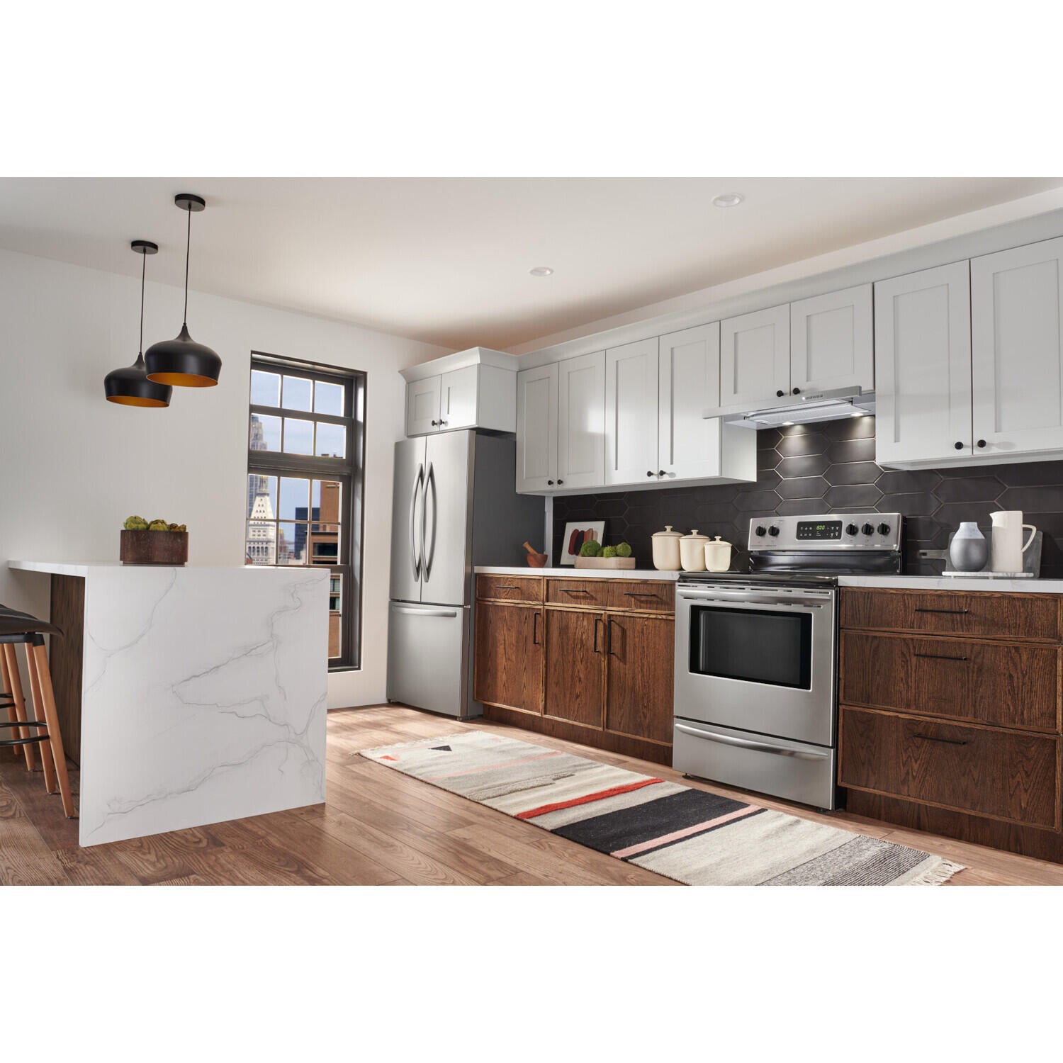 Broan EBS1364SS Broan® Elite 36-Inch Slide-Out Range Hood, 400 Max Blower Cfm, Stainless Steel