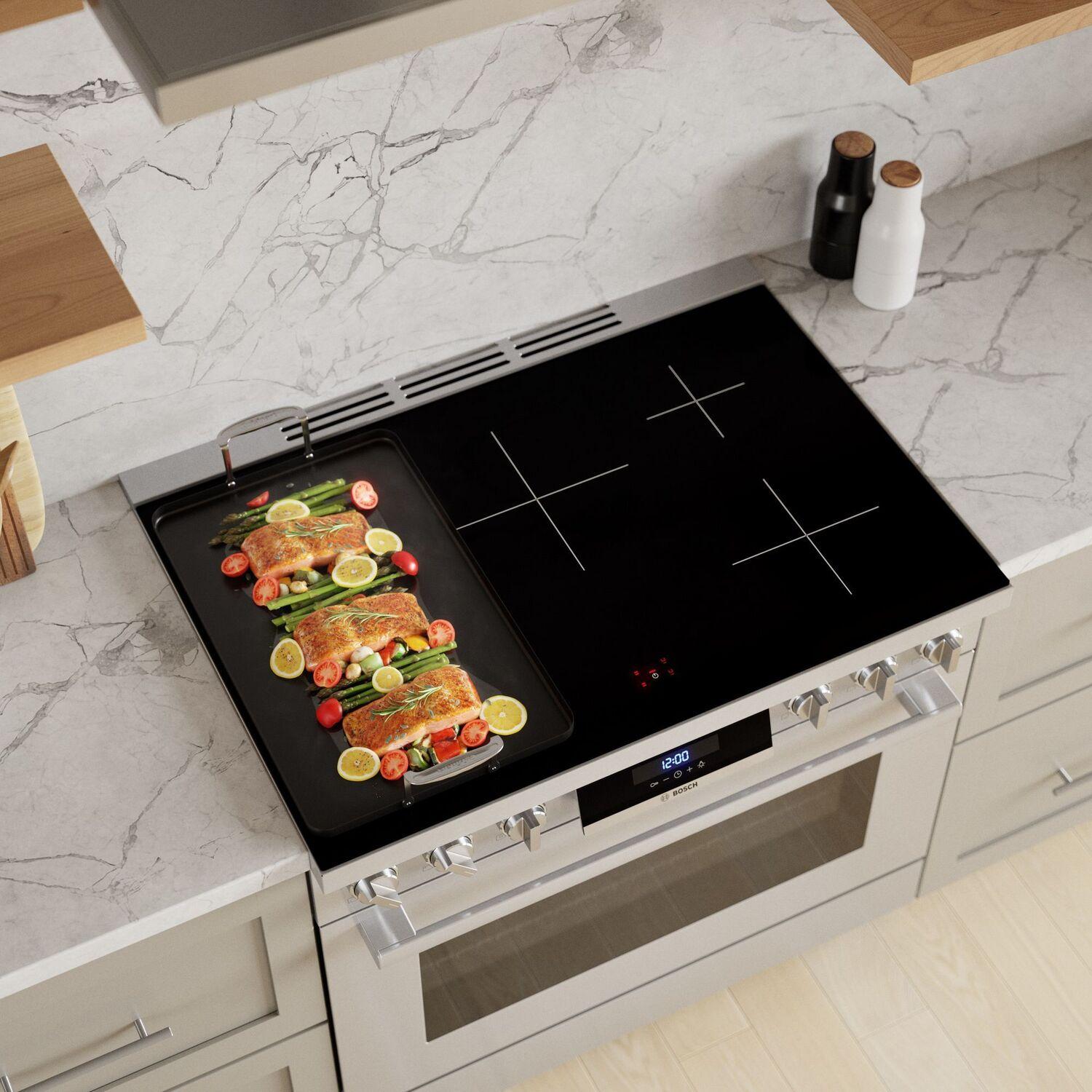 Bosch HIS8655U 800 Series Induction Freestanding Range 36'' Stainless Steel His8655U