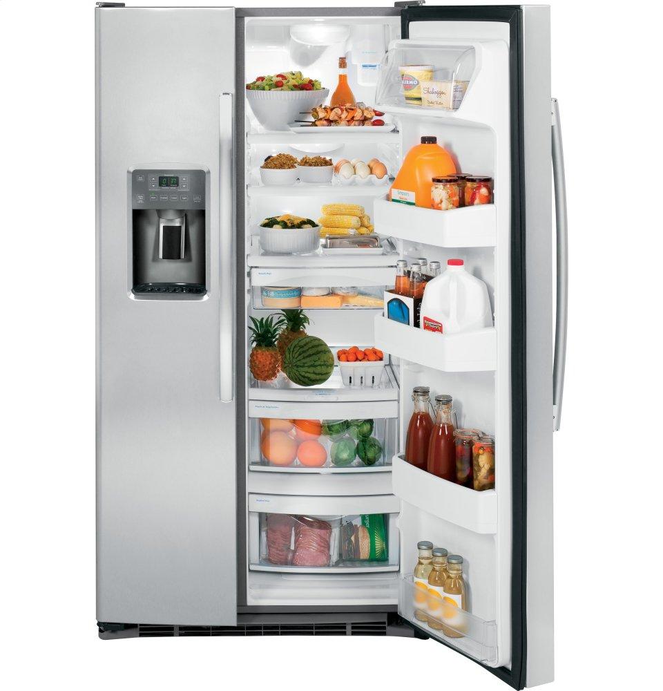 Ge Appliances GSS25GSHSS Ge® 25.3 Cu. Ft. Side-By-Side Refrigerator