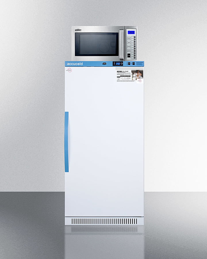 Summit MLRS8MCSCM1000SS 8 Cu.Ft. Momcube Breast Milk Refrigerator/Microwave Combination
