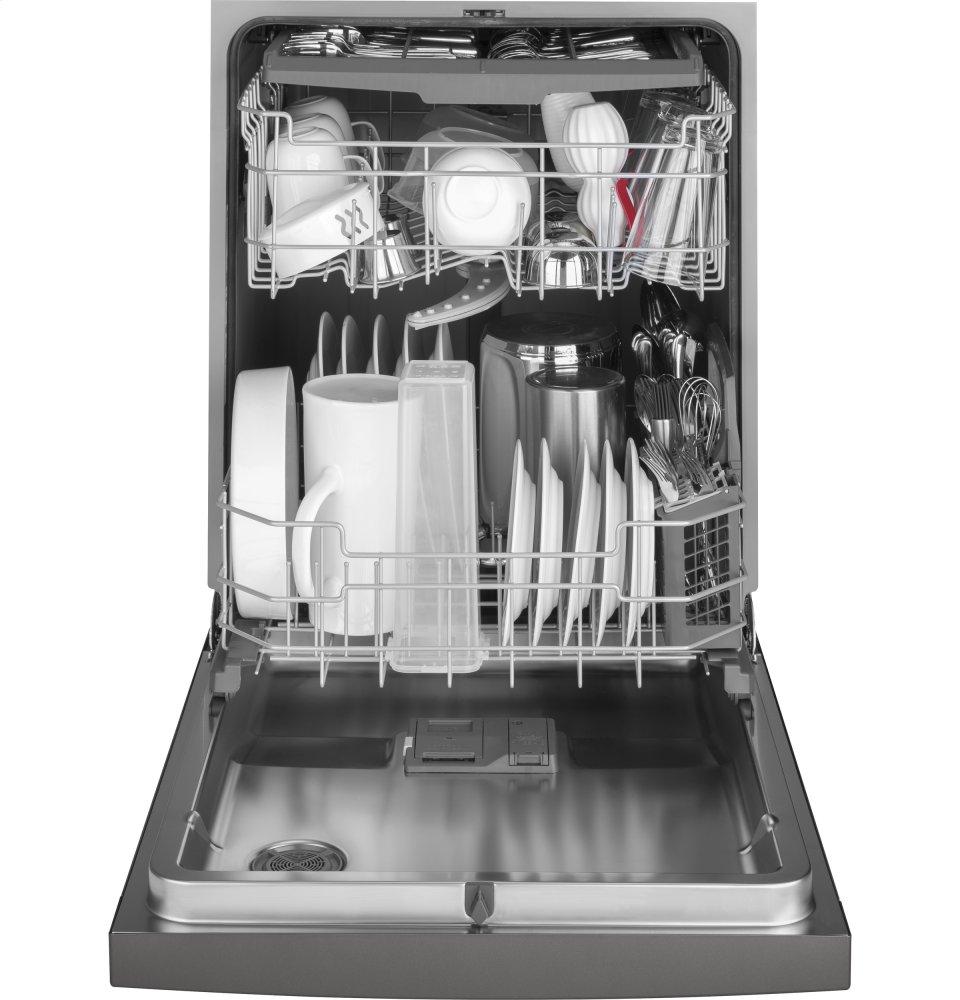 Ge Appliances GDF640HMMES Ge® Front Control With Stainless Interior Door Dishwasher With Sanitize Cycle & Dry Boost