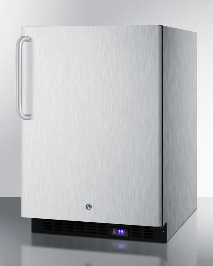 Summit SPFF51OSCSSTBIM 24" Wide Outdoor All-Freezer With Icemaker
